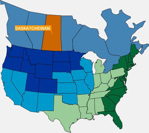 Map of Saskatchewan Canada map saskatchewan