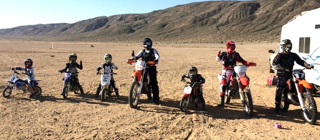 Family Off-road riding