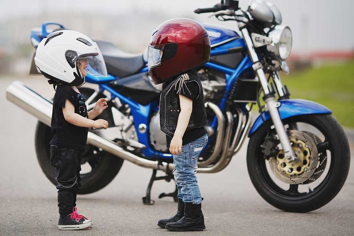 Kids Riding Motorcycles