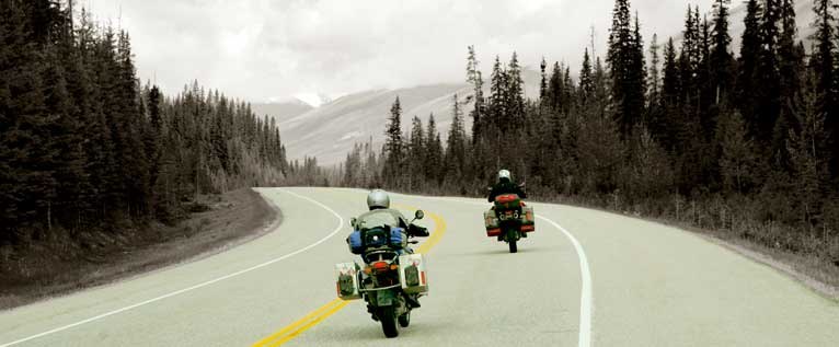 Saskatchewan Canada motorcycle riders