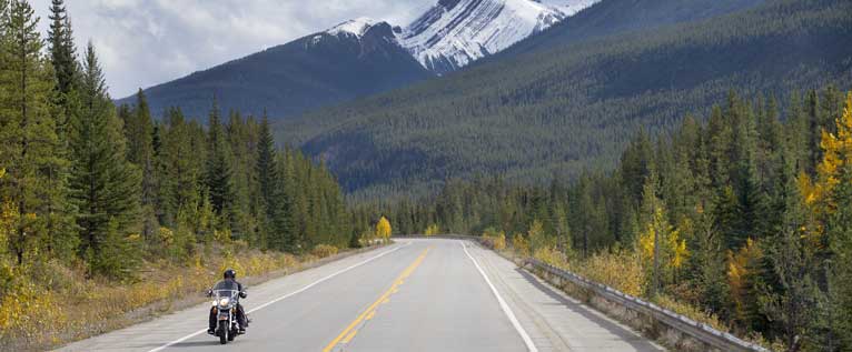 manitoba canada motorcycle rider