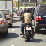 motorcycle sharing road