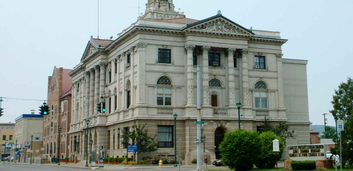 City Hall in Elmira New York