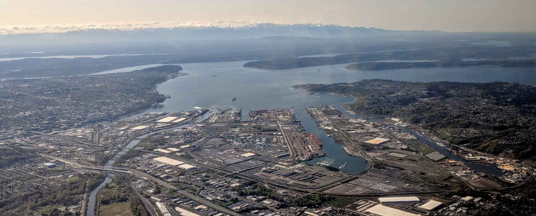 Tacoma Washington Aerial View