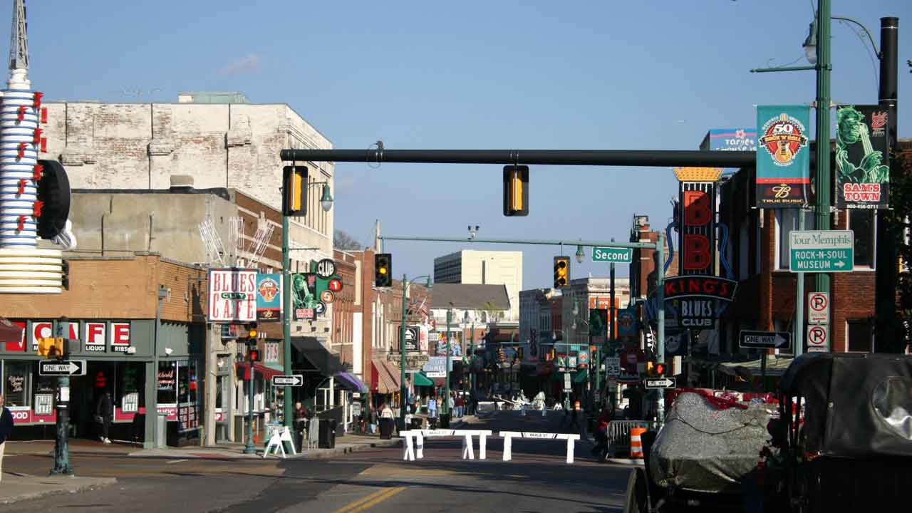 Beale Street in Memphis Tennessee