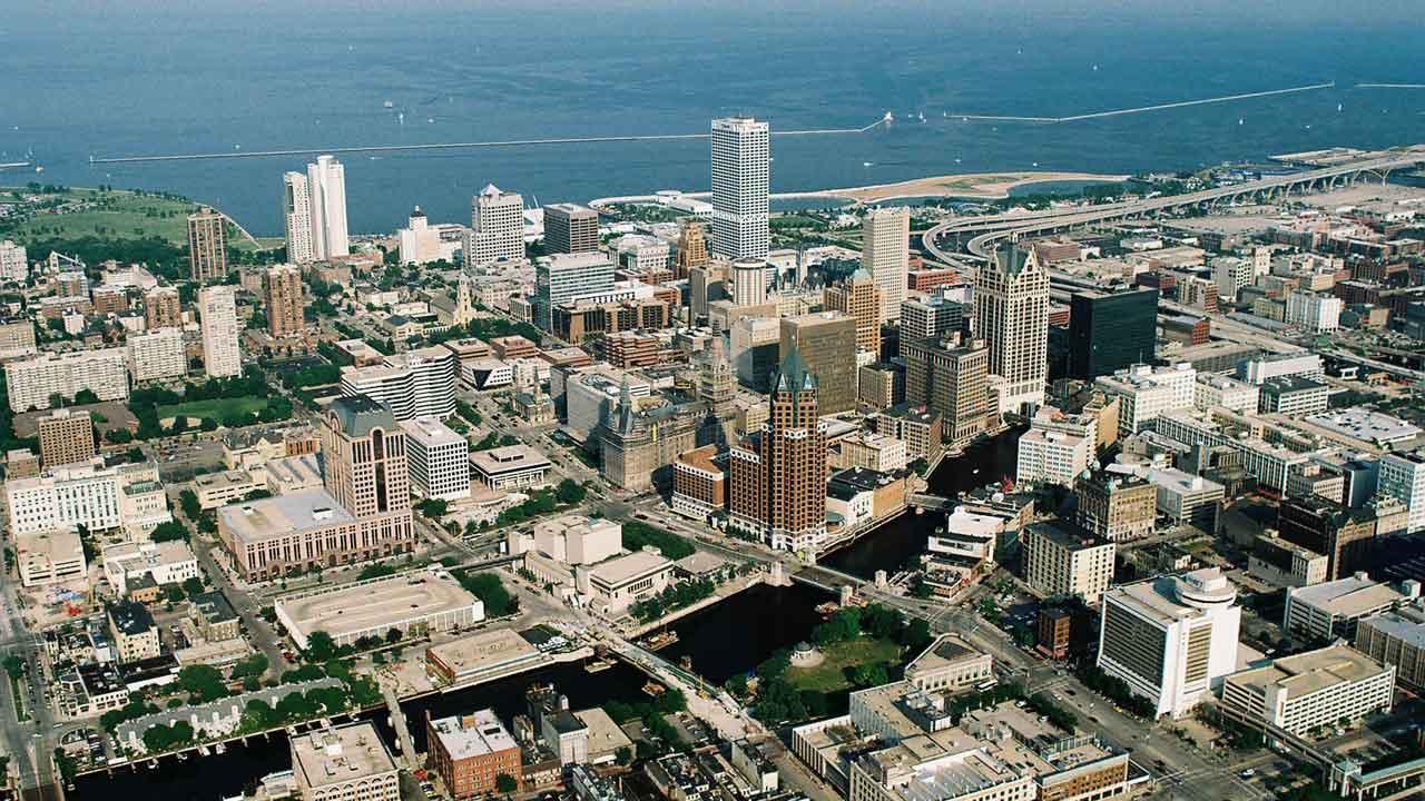 Downtown Milwaukee Wisconsin
