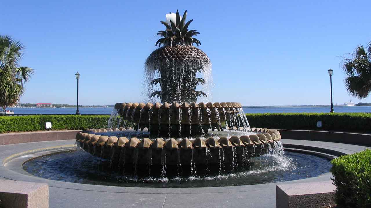 Pineapple Fountain Charleston SC