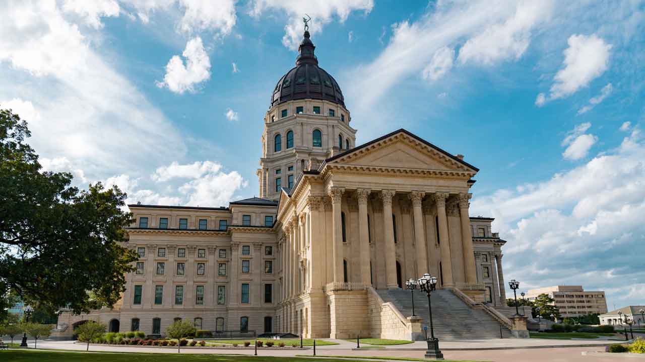 State Capitol Building in Topeka Kansas