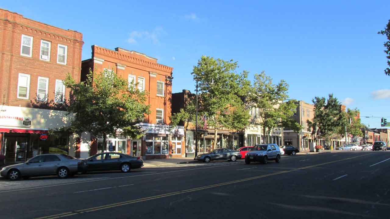 Main Street in Manchester Connecticut