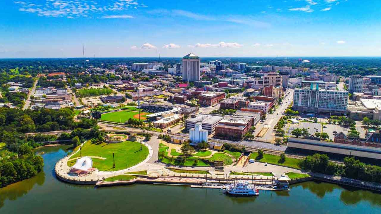 Montgomery Alabama cityscape