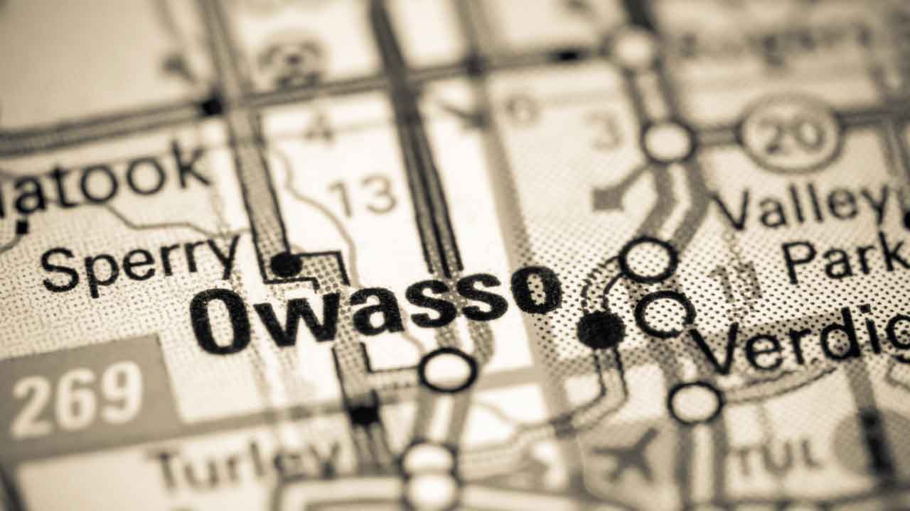 Owasso Oklahoma on Map