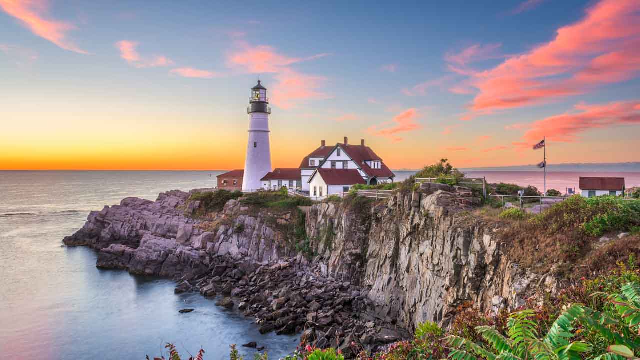 Lighthouse in Portland Maine