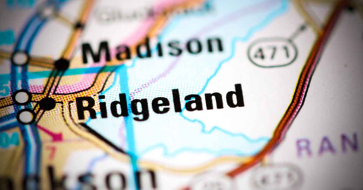 Map view - Ridgeland, MS