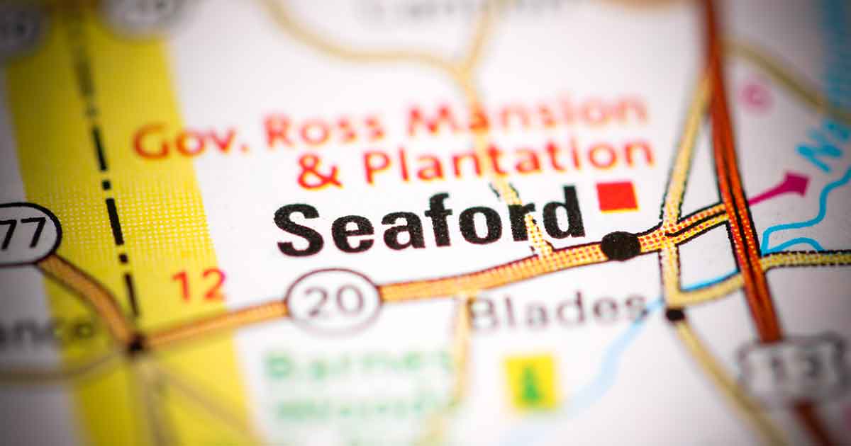 Map View of Seaford, DE