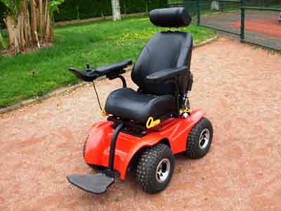 We ship electric wheelchairs