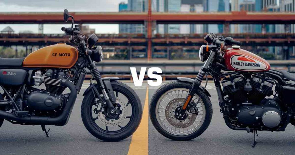 CF Moto vs Harley Davidson